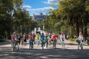 Chapultepec Park by bike