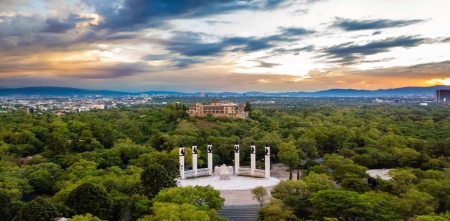 Chapultepec Park by bike