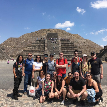 Guided afternoon tour to Teotihuacan.