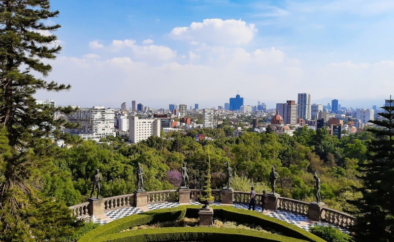 Chapultepec Park by bike