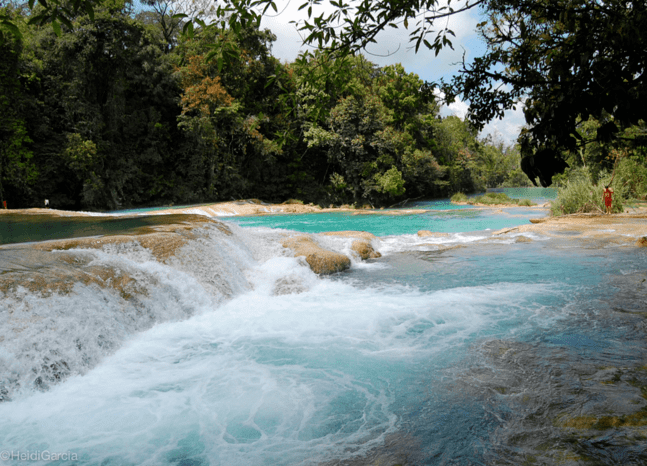 Agua Azul Waterfalls, Misol-Ha Waterfall and Palenque Archaeological Zone