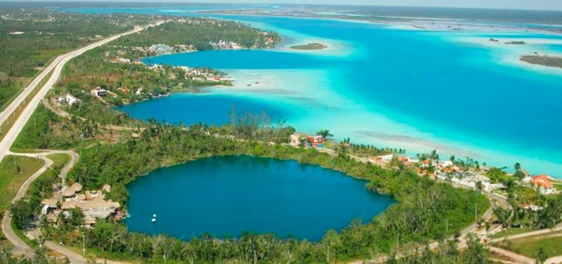 Private Zip lines and cenote in Bacalar