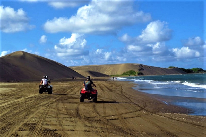 ATVs in the Dunes and Las Chachalacas Beach
