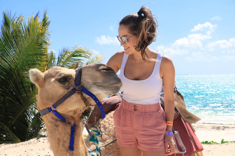 Speed Boat & Camel Caravan