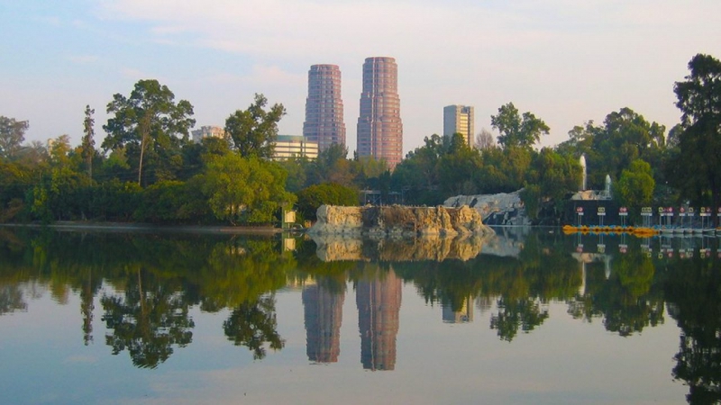 Chapultepec Park by bike