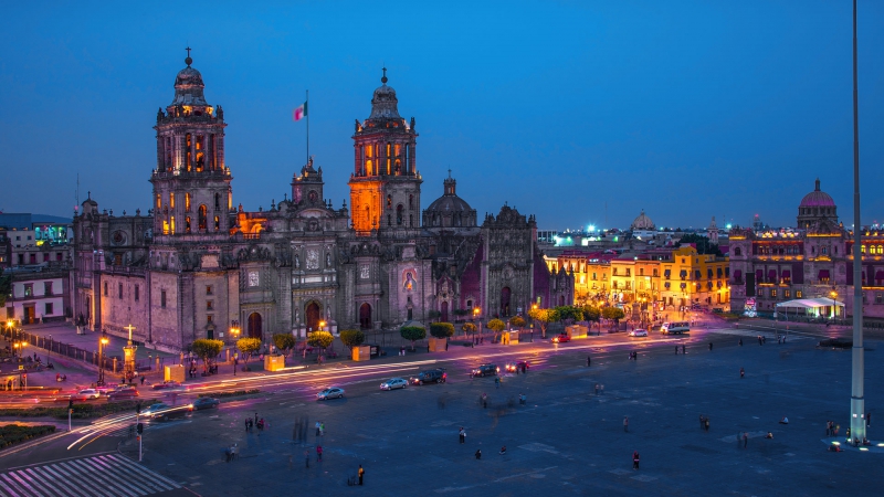 Night tour in Mexico City