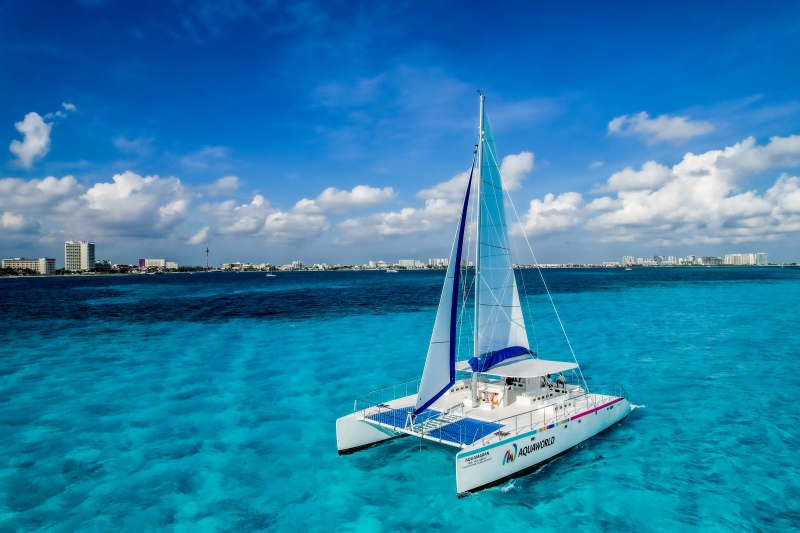 Isla Mujeres catamaran